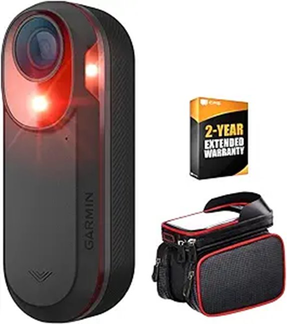 Garmin Varia RCT715 Rearview Radar with Accessories