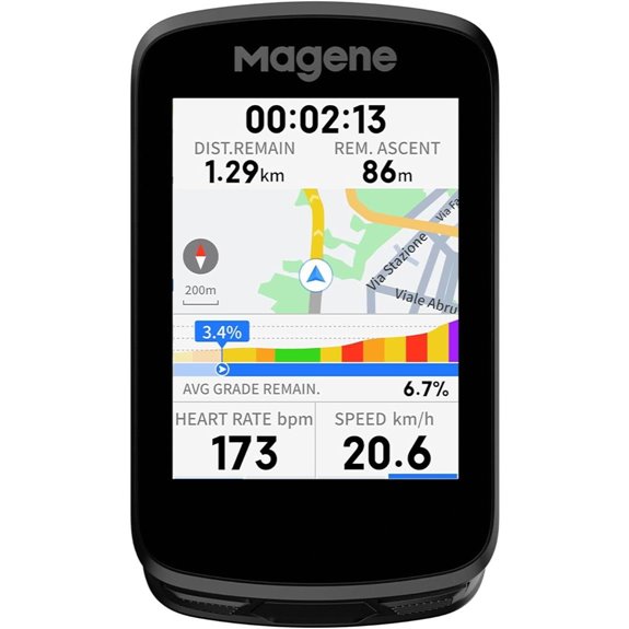 Magene C606 GPS Bike Computer with Touchscreen
