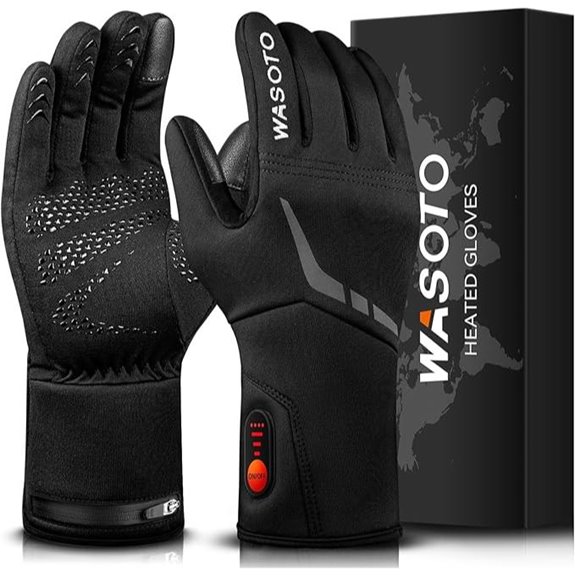 WASOTO Heated Glove Liners with Rechargeable Battery