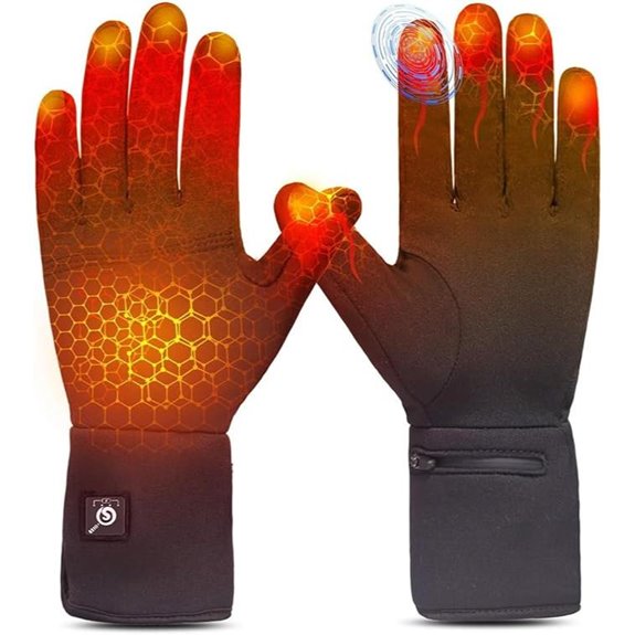 Heated Rechargeable Glove Liners for Men & Women