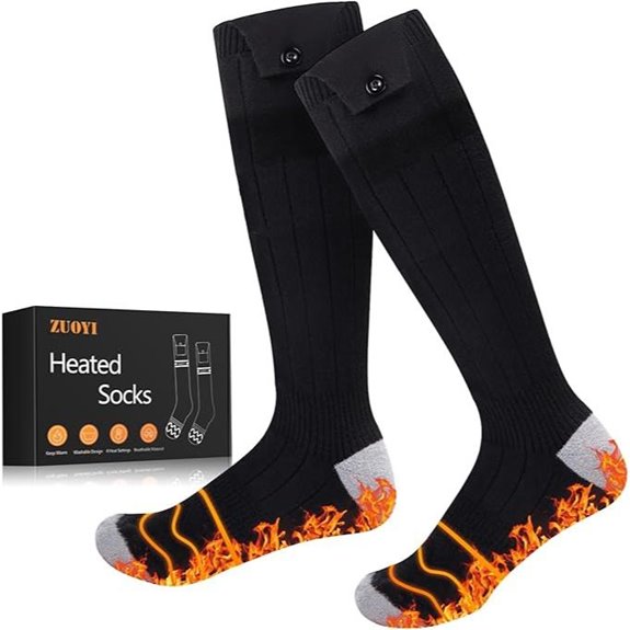 Heated Rechargeable Socks for Outdoor Activities