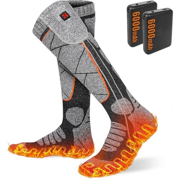 Rechargeable Heated Socks with 3 Heating Levels