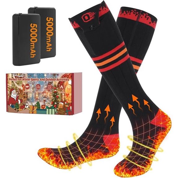 Rechargeable Heated Socks for Men and Women