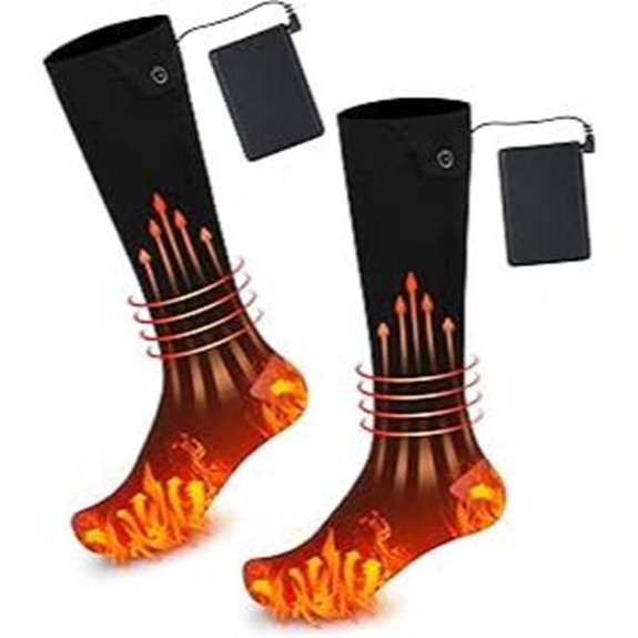 Rechargeable Heated Socks with 4 Heat Settings