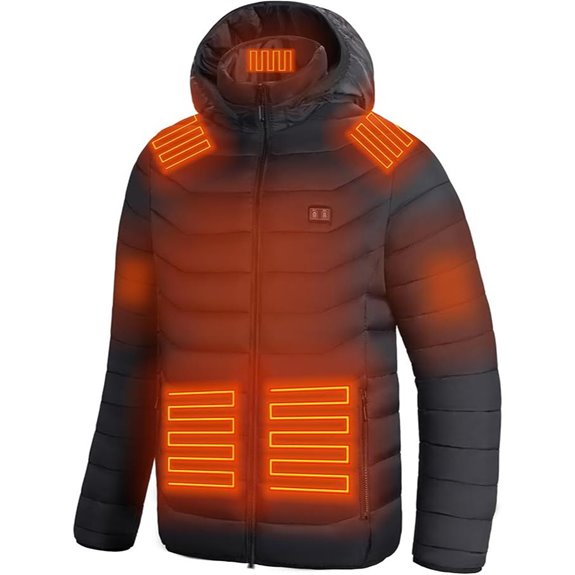 Heated Jacket with Battery 15 Zones for Winter