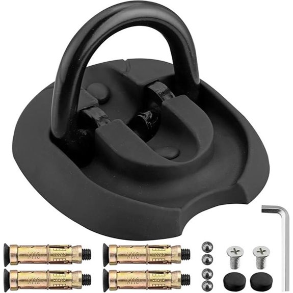 VINTEAM Heavy-Duty Ground Anchor with Storage