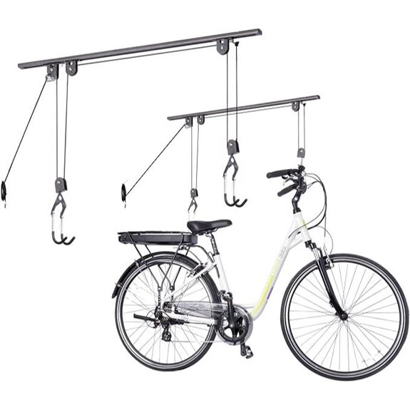 Heavy Duty Bike Hoist for Bikes Kayaks & Ladders