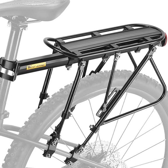 West Biking Bike Carrier Rack with 310lb Capacity