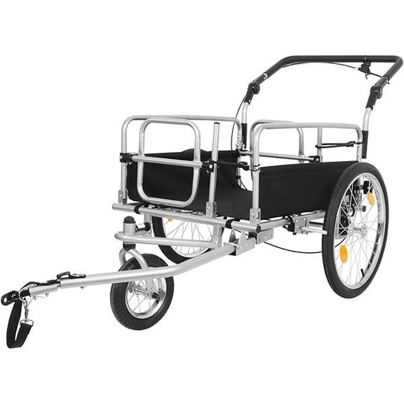 LuckyNote 3-in-1 Heavy-Duty Bike Cargo Trailer