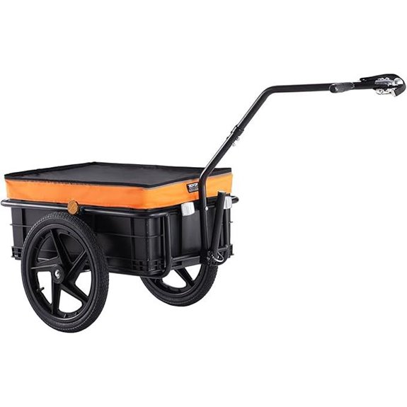 VEVOR Heavy-Duty Foldable Bike Cargo Trailer