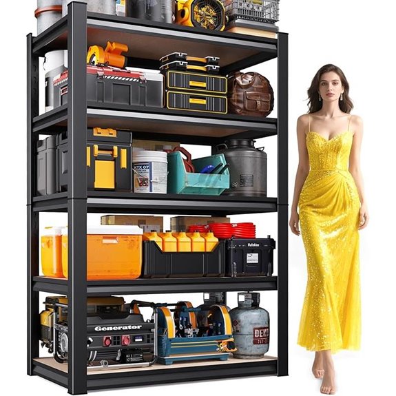 Heavy Duty 5-Tier Garage Shelving Unit