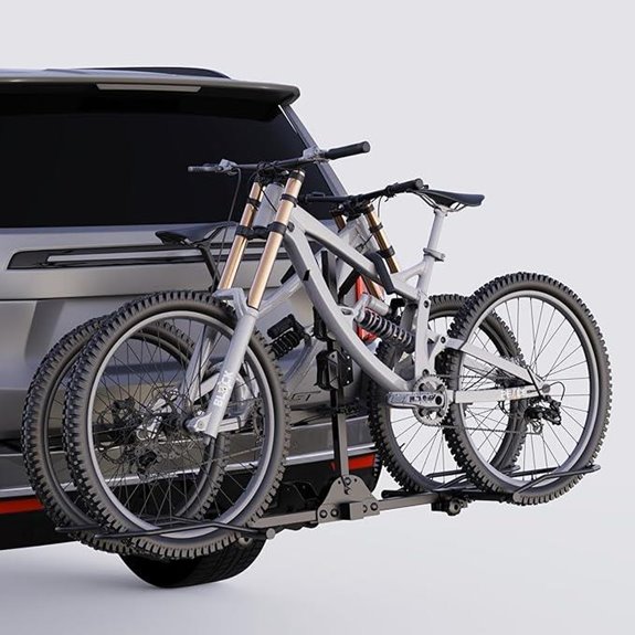 TANX Heavy-Duty 2-Bike Hitch Rack for E-Bikes
