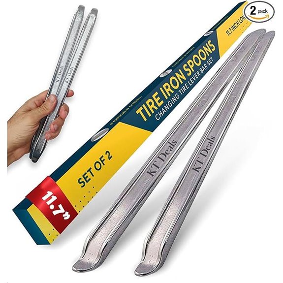 Heavy Duty Tire Iron Set for Motorcycle and Bike