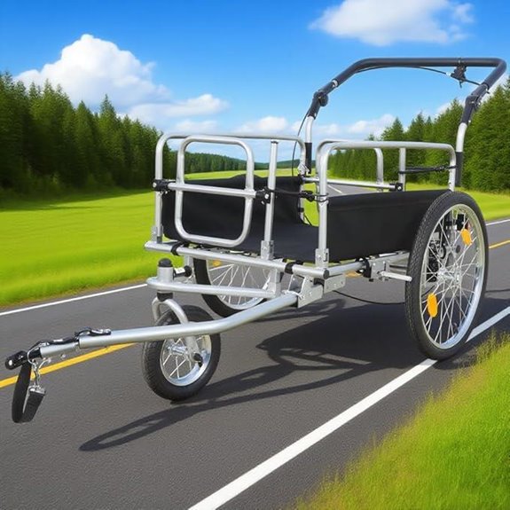 3-in-1 Heavy-Duty Bike Cargo Trailer