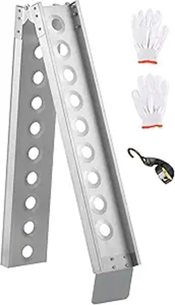 Bike Ramp 440LBS Portable ATV Truck Loading Ramp