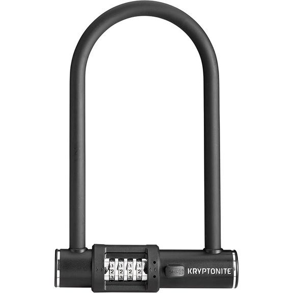 Kryptonite Combo Bike U-Lock 12mm Steel Resettable