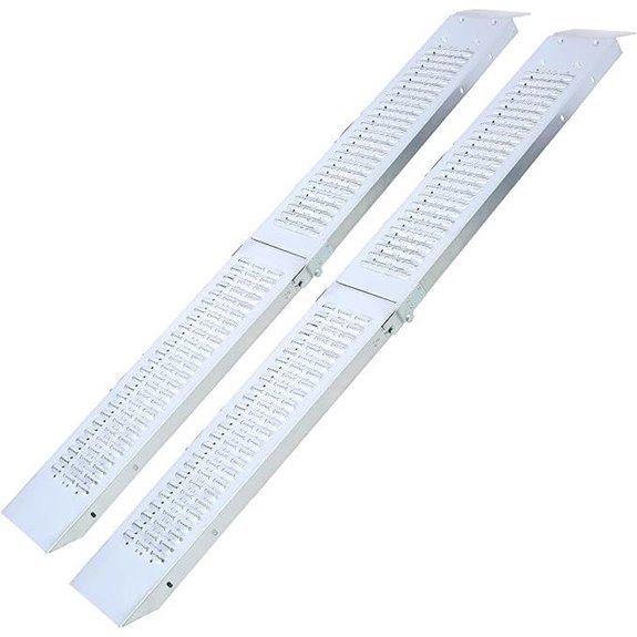 2-Pack Heavy Duty Steel Loading Ramps (71 Inch)