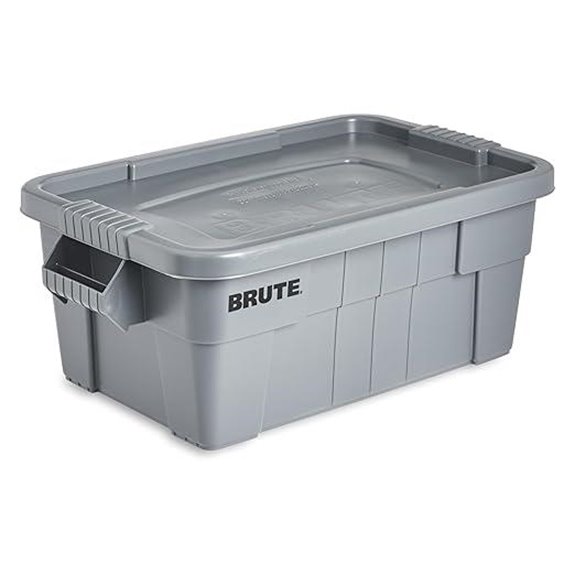 Rubbermaid BRUTE 14-Gallon Storage Tote with Lid