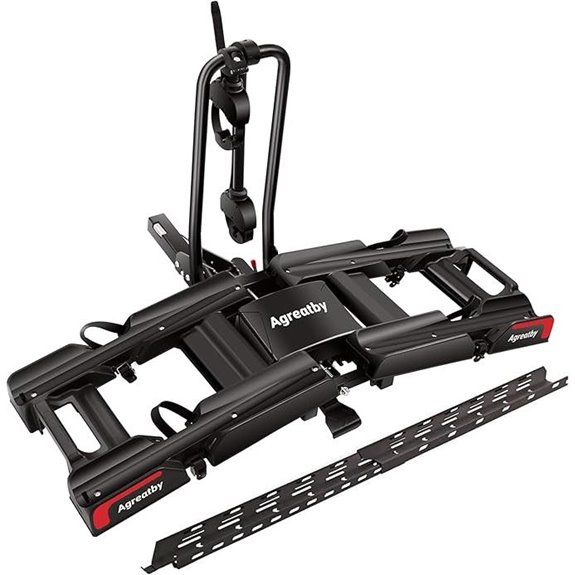 Heavy Ebike Rack with Ramp for 2 Bikes