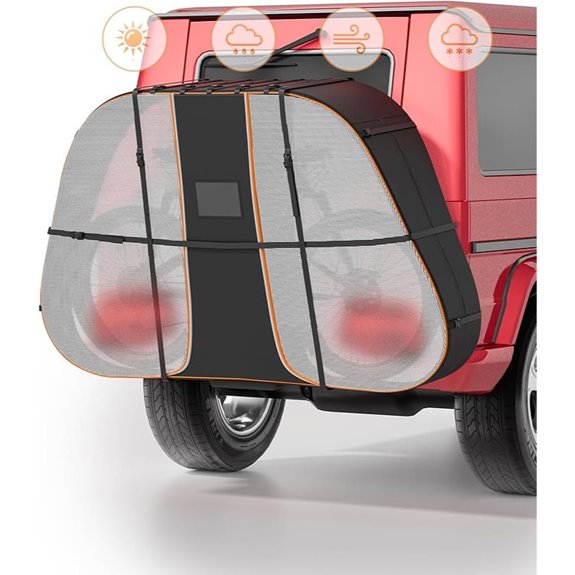 Heavy Duty Waterproof Bike Cover for 1 Bike