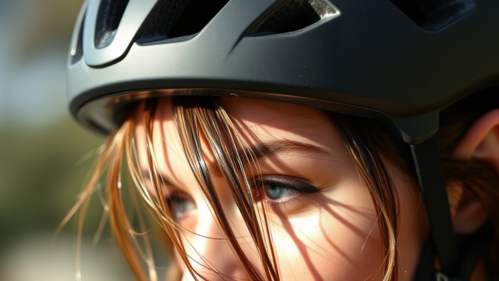 helmet ventilation promotes healthy hair