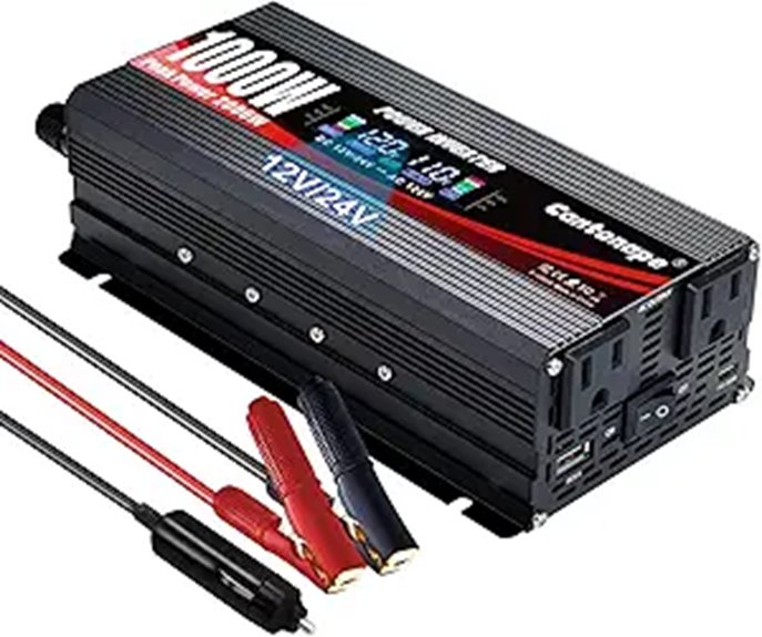 1000W/2000W Car Power Inverter with USB and Type-C
