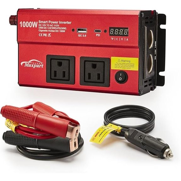 TWING 1000W Car Power Inverter with USB & Type-C