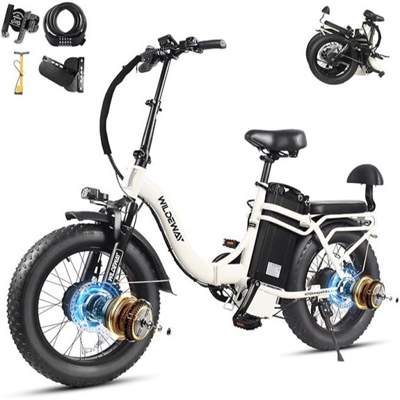Wildeway 2000W Dual Motor Electric Fat Tire Bike