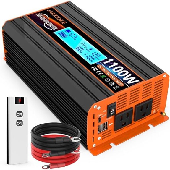1100W Pure Sine Wave Power Inverter with USB