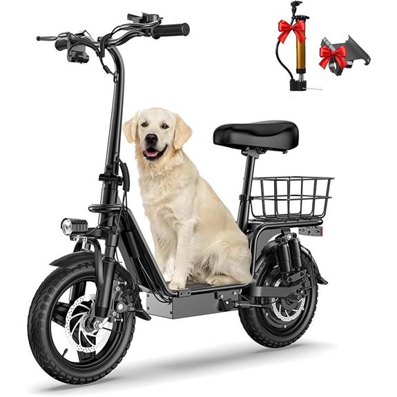 Peak 900W Electric Scooter for Adults with Seat
