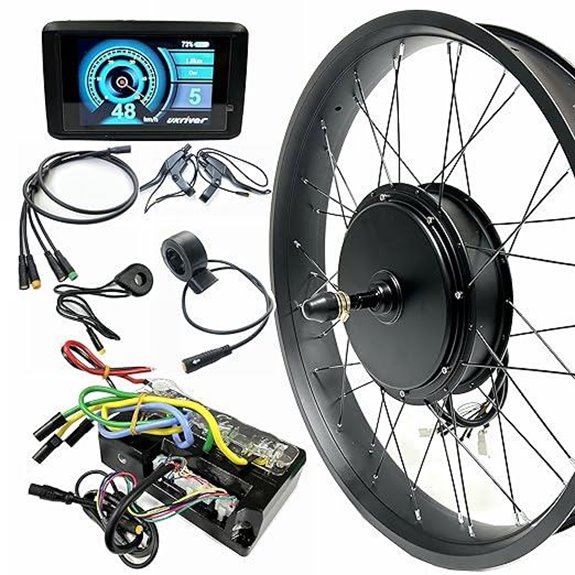 72V5000W Fat Electric Bike Conversion Kit