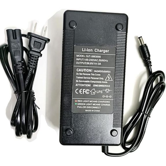 58.8V 3A Fast Charger for Lithium Batteries
