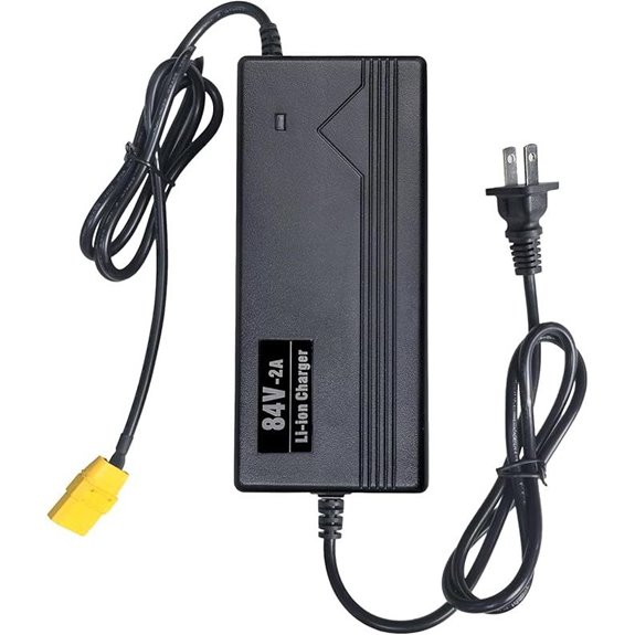 84V 2A Fast Charger for Lithium Batteries and E-Bikes