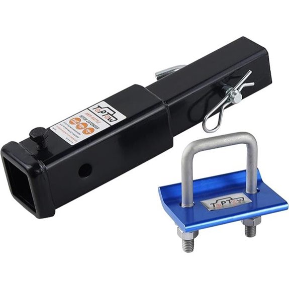 TOPTOW 8.5 Hitch Extender with Stabilizer Kit
