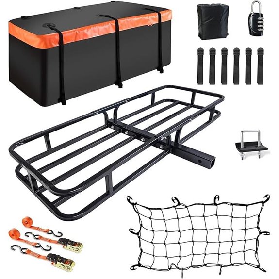 MeeFar Hitch Mount Cargo Carrier & Waterproof Bag