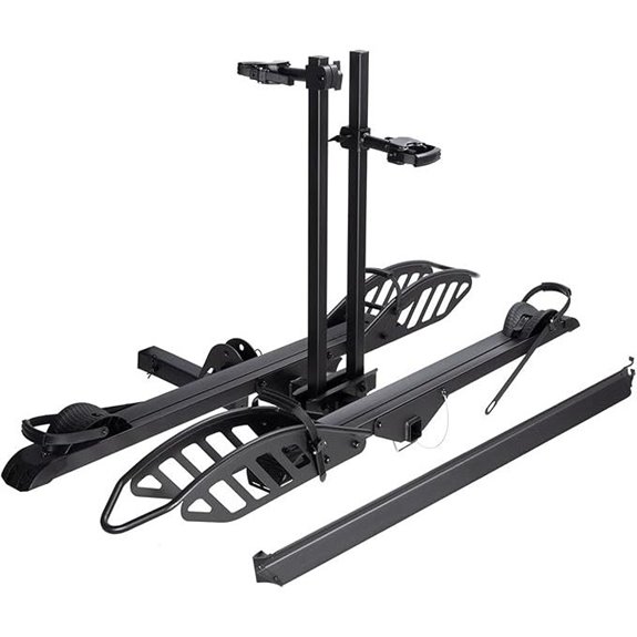 hitch mounted bike rack