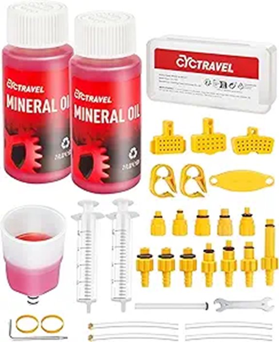 Hydraulic Disc Brake Bleed Kit with Mineral Oil