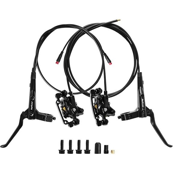 E-Bike Hydraulic Disc Brake Set (2-Pin 2-Pistons)