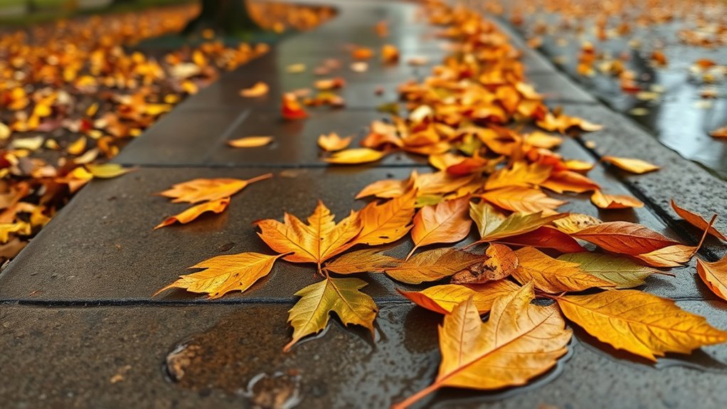 identify and remove wet leaves