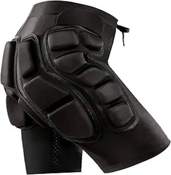 Impact-Resistant Protective Shorts for Sports and Snowboarding