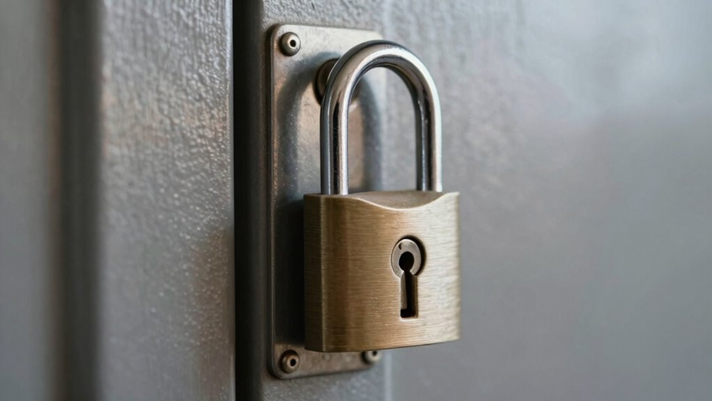 incorrect lock placement technique