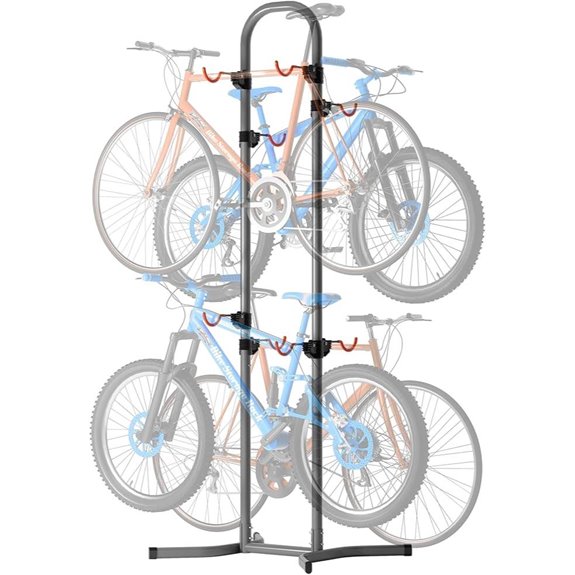 Suchtale 4 Bike Rack for Indoor and Outdoor Storage