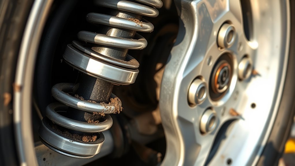 inspect suspension and wheel wells