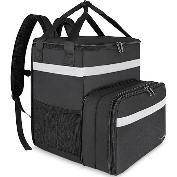 Taygeer Insulated Food Delivery Backpack with Pockets