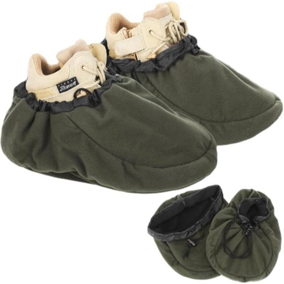 Insulated Waterproof Hunting Boot Covers with Fleece Warmers