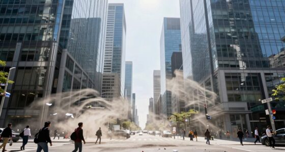 intersections amplify wind effects