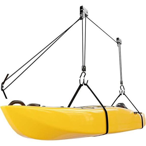Bonnlo Kayak and Bike Ceiling Pulley System