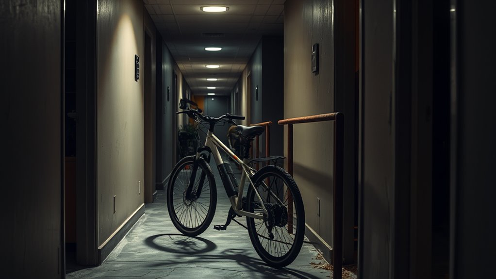 keep bike visible and secure