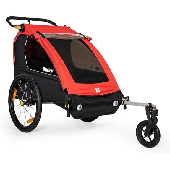 Burley Honey Bee 2 Seat Kids Bike Trailer & Stroller