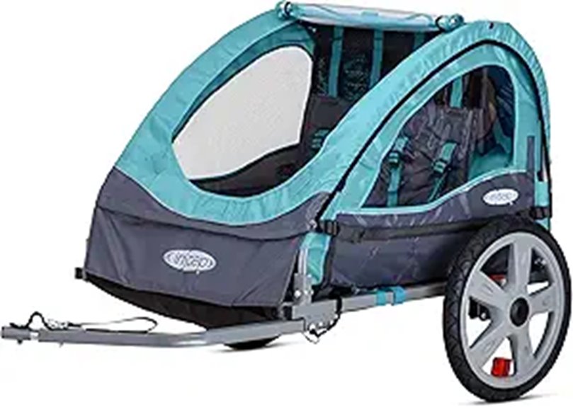 InStep Kids Bike Trailer with Canopy and Quick-Release Wheels